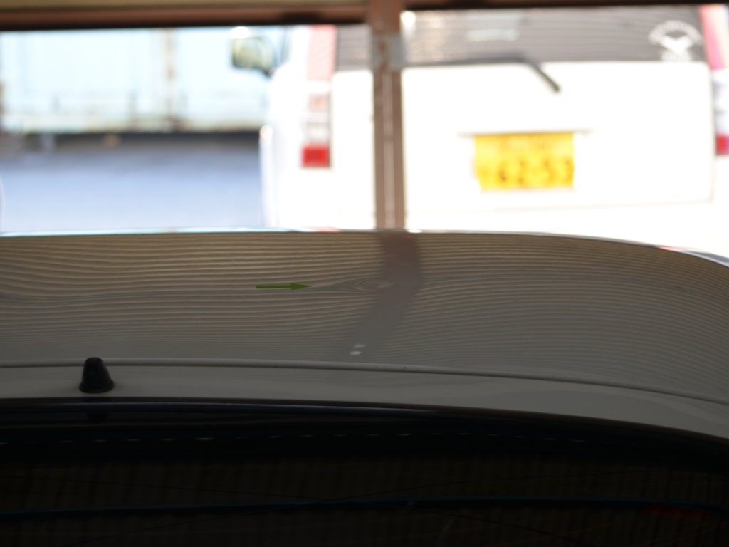 RX-7 ルーフ デントリペア（へこみ修理）