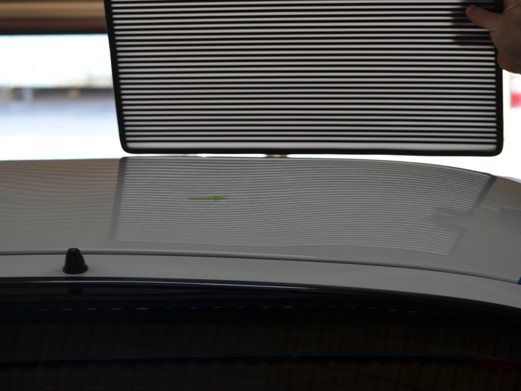 RX-7 ルーフ デントリペア（へこみ修理）