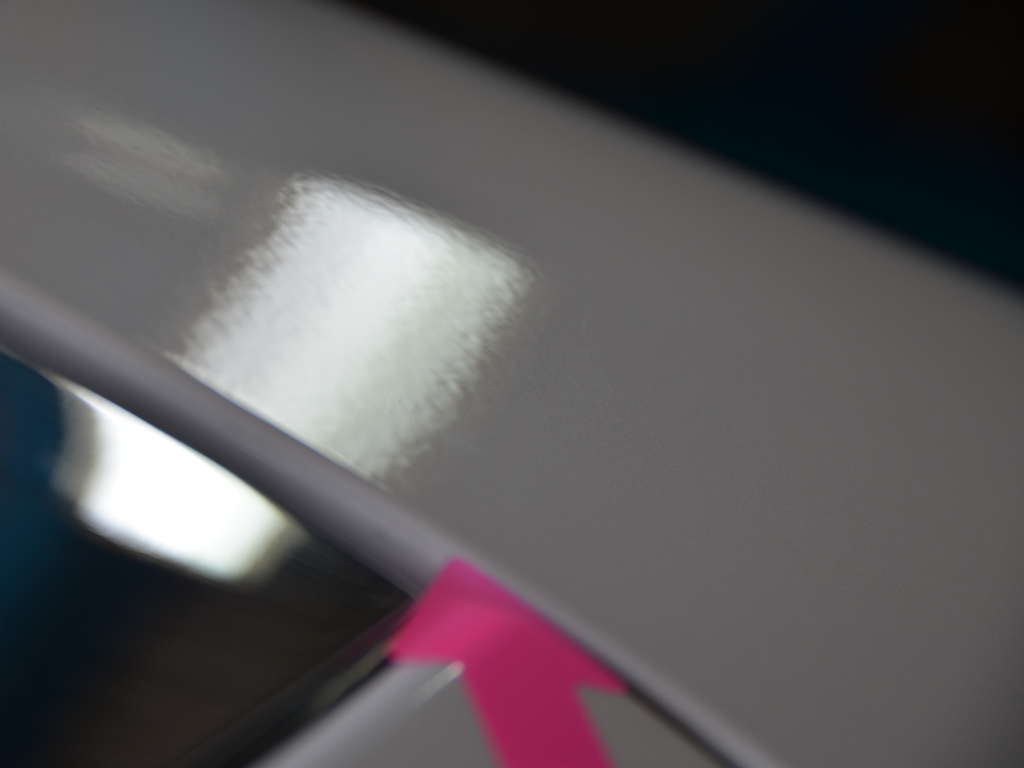 LS460のピラーをTRUSTデントリペア（へこみ修理）