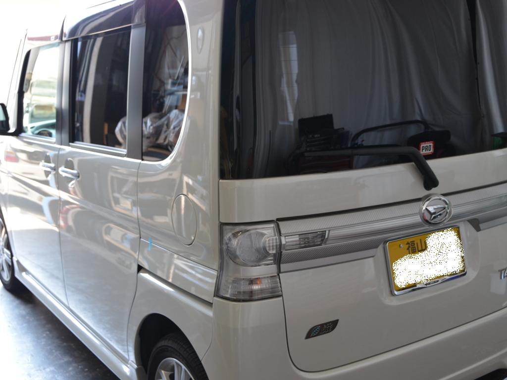 タント左リヤフェンダーTRUSTデントリペア