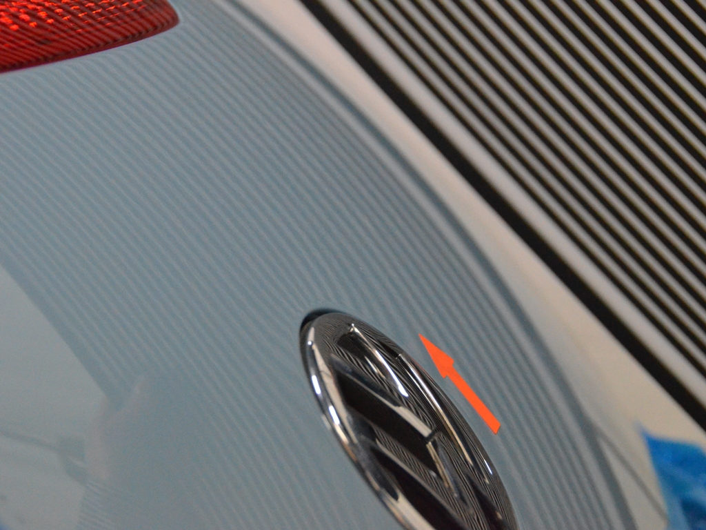 ートルのバックドアをTRUSTデントリペア（へこみ修理）