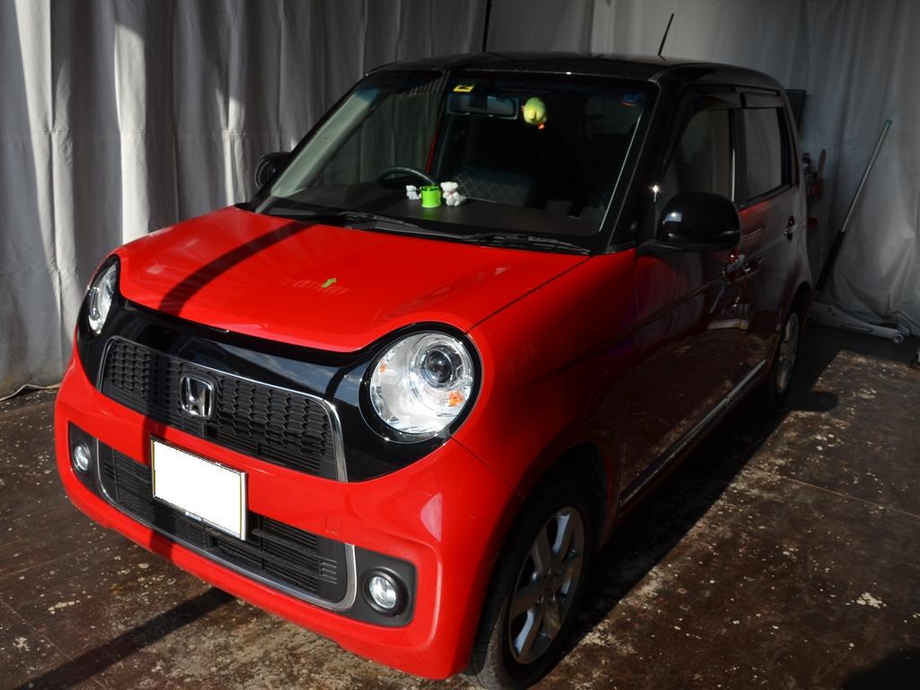 N-ONE（エヌワン）ボンネットのデントリペア