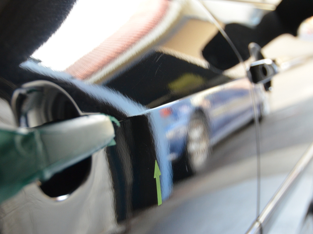 プジョー407　デントリペア後