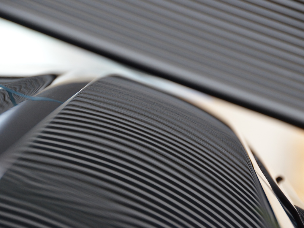 FIT3ハイブリッド・ピラーのデントリペア後