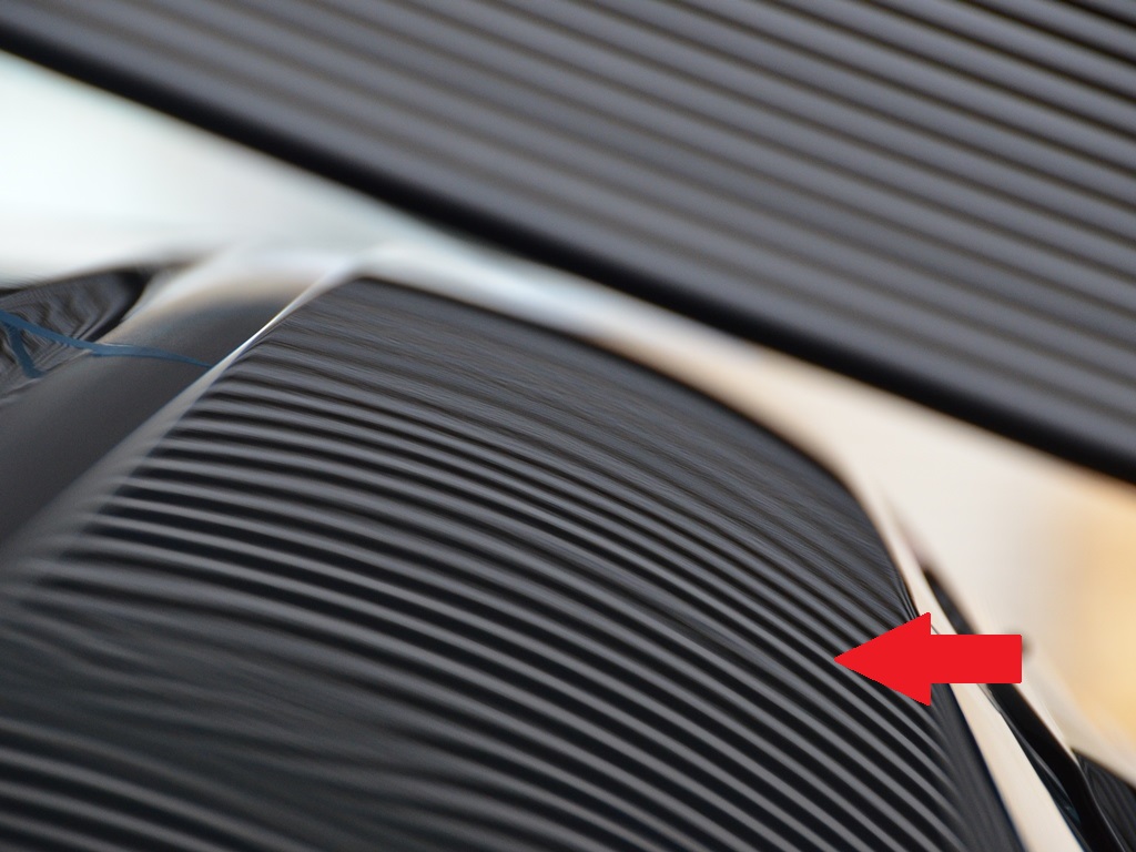 FIT3ハイブリッド・ピラーのデントリペア中