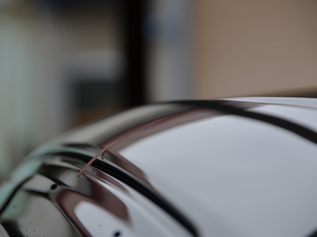 FIT3ハイブリッド・ピラーのデントリペア前