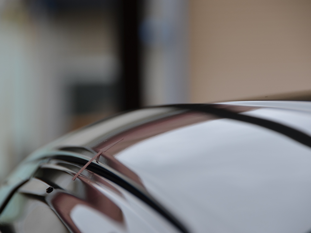 FIT3ハイブリッド・ピラーのデントリペア後