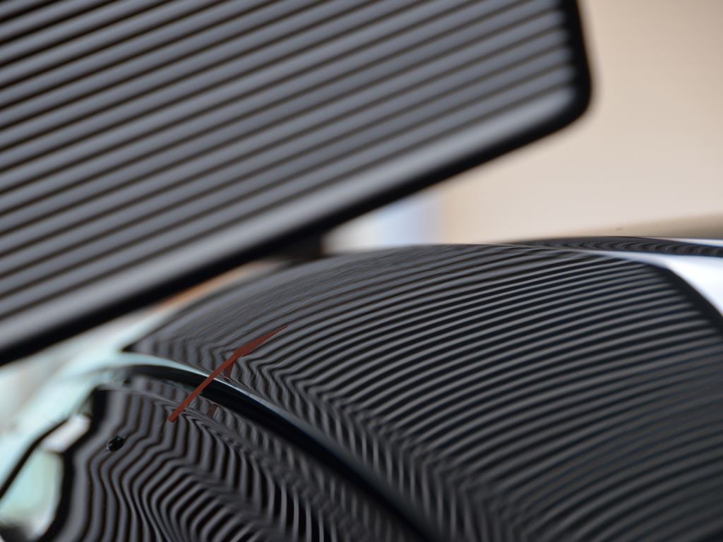 FIT3ハイブリッド・ピラーのデントリペア後