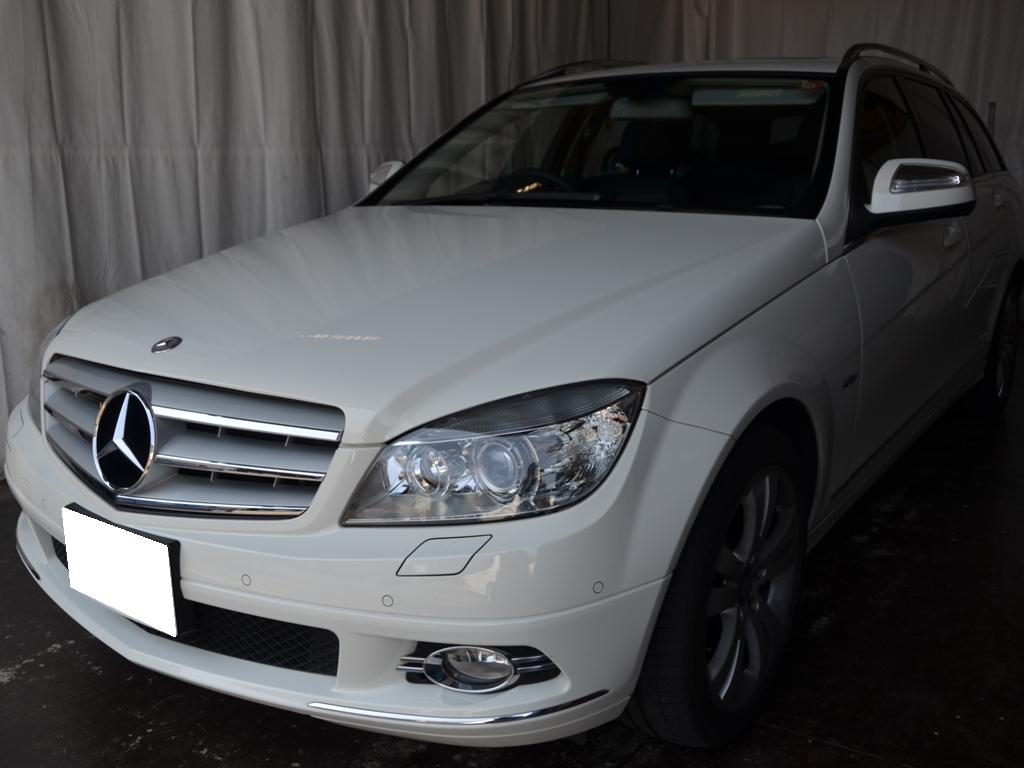 ベンツC200 ドアへこみ修理