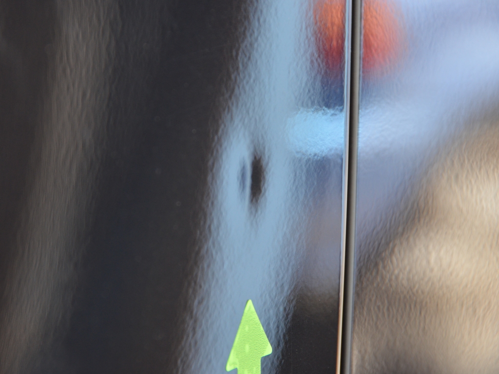 ワゴンRスティングレー ドアのデントリペア前