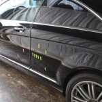 メルセデスベンツCL550 C216デントリペア位置