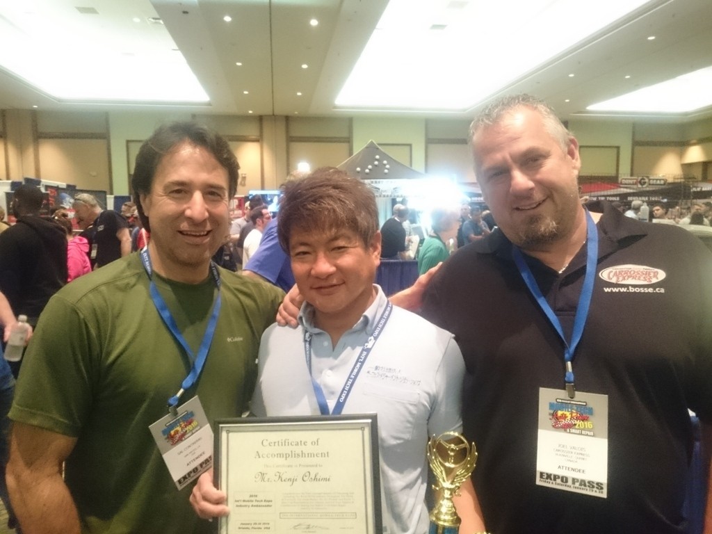MTE2015 PDR Olympic ChampionとVale表彰後の押味氏