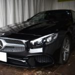 メルセデスベンツSL400 福山市よりデントリペアでご来店