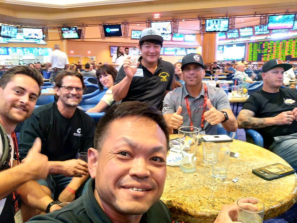 MTE Las Vegasで記念撮影
