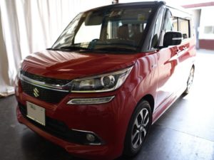 スズキ ソリオバンディット デントリペアのご依頼後来店
