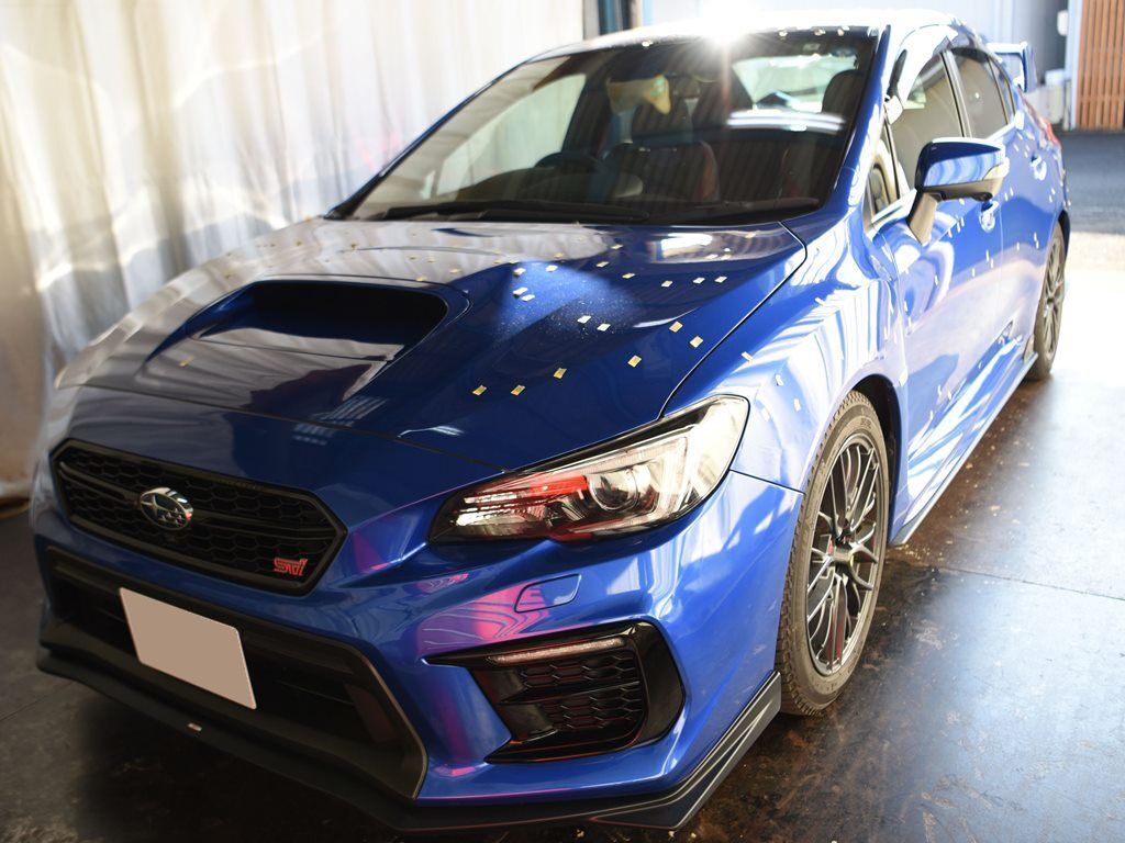 スバル WRX 雹害によるヘコミ ペイントレスデントリペアのご依頼ご来店