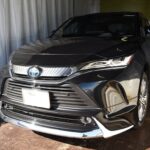 トヨタ ハリアー左ピラーのDIYデントリペアの再修理のご依頼ご来店