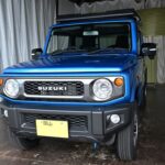 スズキ ジムニー リアフェンダーのデントリペアのご依頼ご来店