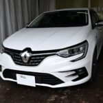 ルノーメガーヌ リアフェンダーのデントリペアのご依頼ご来店