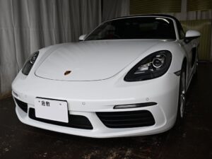 ポルシェ 718ボクスター デントリペアのご依頼ご来店