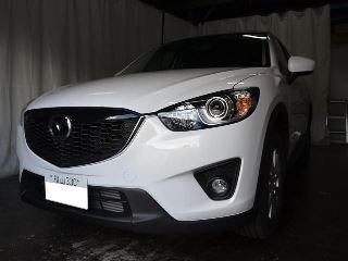 CX-5フロントフェンダーのデントリペア例