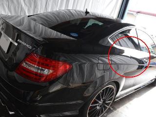 C63AMGクーペデントリペア箇所