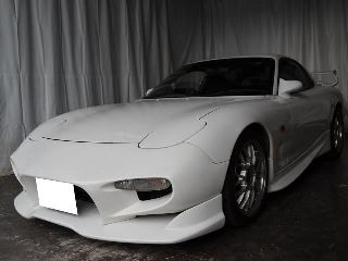 RX-7ルーフのデントリペア例