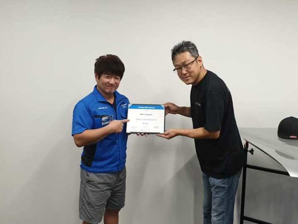 Valeデントリペア技術認証取得
