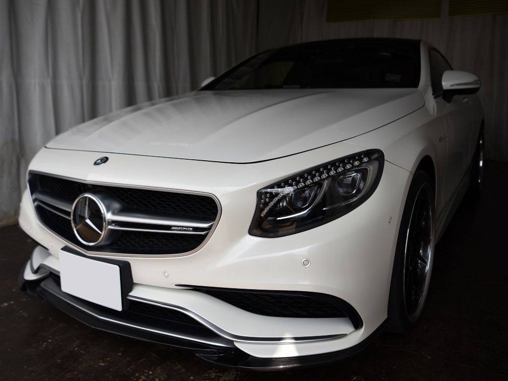 メルセデスAMG S63クーペ デントリペアのご依頼ご来店