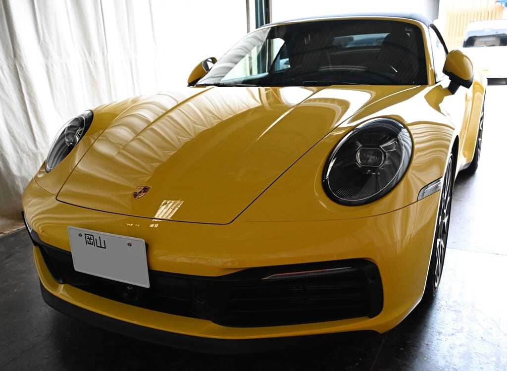 ポルシェ911-992 Carrera4S カブリオレ デントリペアのご依頼ご来店